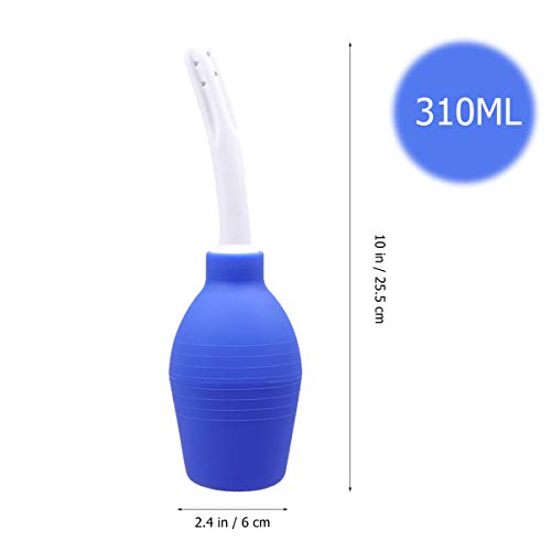 Amosfun — Lâmpada de enema para irrigador anal para enema, ducha anal, formato de arco macio, lâmpad