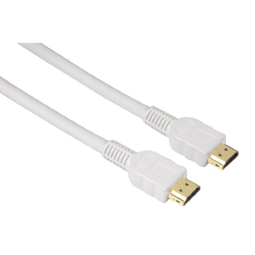 Cable HDMI de alta velocidad Hama con Ethernet y conectores dorados de 1 metro