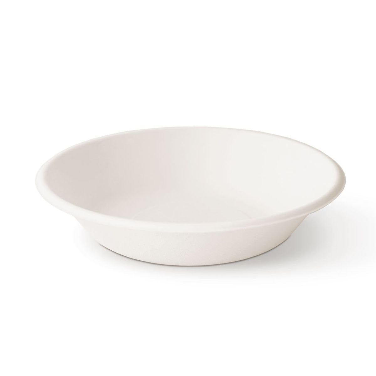 marketcaffe Set di 1000 Piatti Fondi in Polpa di Cellulosa Biodegradabili e Compostabili - Eco-Friendly e Resistenti, Ideali per Eventi e Feste, 100% Biodegradabili - 18 CM