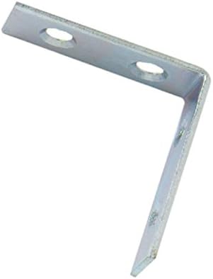 Merriway BH05146 (4 Pcs) Corner Brace Bracket Plates, BZP 40mm - Pack of 4 Pieces, Bright Zinc Plated