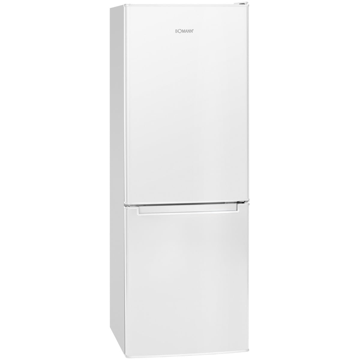 Bomann, KG7359 Réfrigérateur et Congélateur 173L Blanc - 121L Réfrigérateur, 52L Congélateur 4 Étoiles, Éclairage LED, Alarme d'Ouverture, Bac à Légumes, 3 Étagères en Verre, Économie d'Énergie