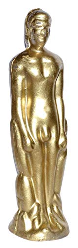 男性型キャンドル （ゴールド） 金色 魔術用品 儀式用品 おまじないグッズ 占いなど 魔術 マジカル 儀式 おまじない マジック 占い ヒーリング プログラミングなど