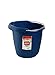 Rubbermaid Commercial Products 15QT Round Bucket, Blue, Comfortable/Durable Pour Handle, Sturdy Pail Bucket for Household Cleaning/Mopping