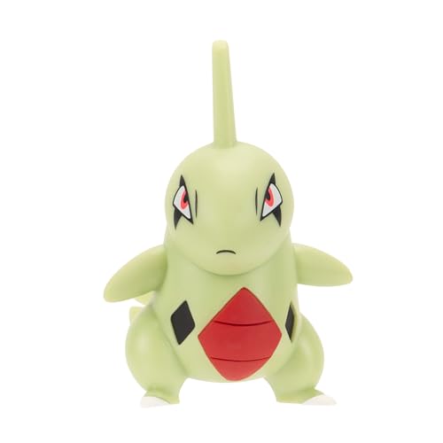 Pokémon Surprise Attack Game - 5.1 cm Larvitar und Scorbunny mit Poké-Ball und Ultra-Ball Plus 6 Angriffsscheiben