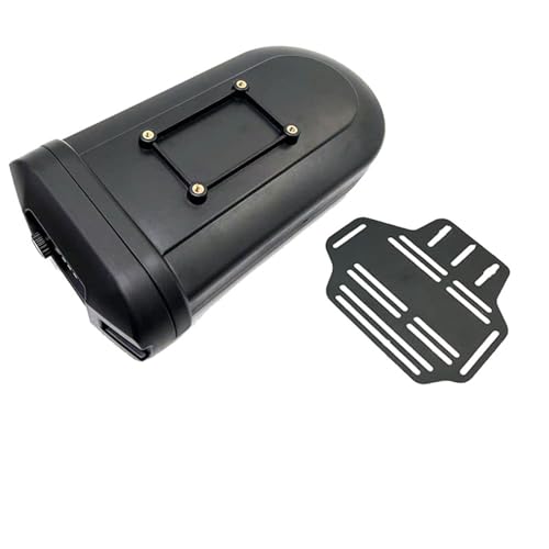 Caja de herramientas impermeable de 3.8L con cerradura para lado izquierdo de moto