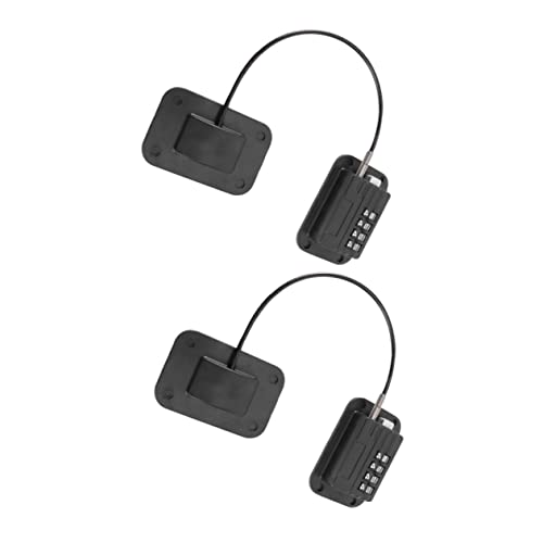 UPKOCH 2 juegos Cerradura de Seguridad para Ventanas y Frigorífico con Código de Unidades Resistente y Fácil de Usar para Proteger Casa