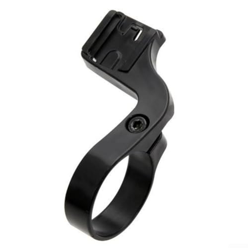 Honseadek Handlebar Mount Out Front Bike Computer Bracket Cycling GPS Extension Stand Adapter Road Stem Holder Plastic Black
