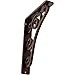 Ekena Millwork BKTM01X05X08STNACO Metal Bracket, 1 1/2" W x 5 1/2" D x 8" H, Antiqued Copper