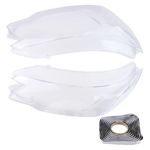 MOTOKU Headlight Lens Cover Shell External Accessories w/Sealant, Pair