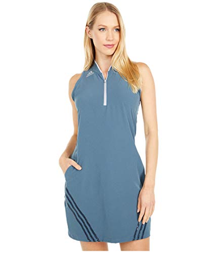 adidas Golf 3-Stripes Sport Dress, Legacy Blue, Small