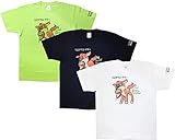 [SPASHAN] スパシャン BUCCA44 コラボ Tシャツ バンビデザイン M ~ XXXL 6サイズ 3カラー メンズ レディース 大きいサイズ (M, 紺)