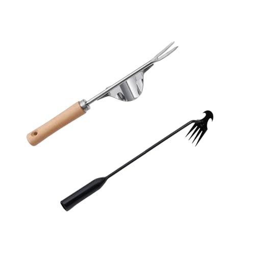 Yizerel 2 Pcs Hand Weed Puller Tool Garden Weeding Tool, Uprooting Weeding Tool Gardening Weeder Tool, Stainless Steel Gardening Tools for Yard and Garden 1 Yizerel 2 Pcs Hand Weed Puller Tool Garden Weeding Tool, Uprooting Weeding Tool Gardening Weeder Tool, Stainless Steel Gardening Tools for Yard and Garden