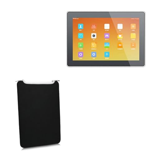BoxWave Case Compatible with Geekland GK-TVR101-V13 (10 in) - SlipSuit, Soft Slim Neoprene Pouch Protective Case Cover - Jet Black