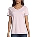 Hanes womens Nano Premium Cotton V-neck Tee fashion t shirts, Pale Pink, XX-Large US