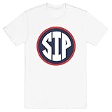 LookHUMAN Lane Kiffin Sip T-Shirt - Crewneck Ring Spun Cotton T-Shirt for Men & Women, Trendy Graphic Tees for Women & Men White