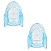 Mipcase 2pcs Hamster Bathroom Hamster Bath Sand Room Hamster Toy Gerbil Bathroom Hamster Accessories for Cages Hamster Sand Bath Pet Toys Hamster Bath Basin Plastic Small Pet Toilet