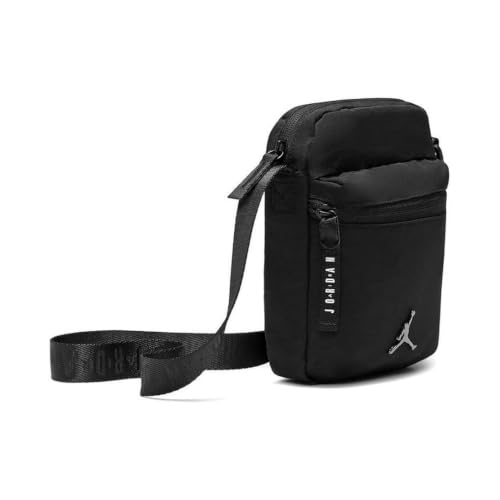 Jordan Unisex Jan Airborne Festival Schultertasche, Black, One Size