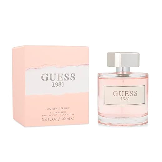 Guess 1981 Eau De Toilette Perfume Spray for Women, 3.4 Fl. Oz.