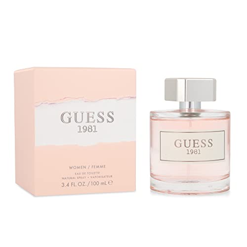 Guess 1981 Eau De Toilette Perfume Spray for Women, 3.4 Fl. Oz.