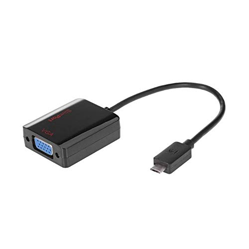 TOOGOO USB 2.0 Micro-USB Macho Slimport A Vga 15Pin Hembra Adaptador 1080P...