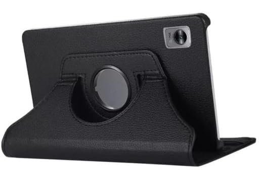 Image of M Cart Lenovo Tab M11 (11 inch) Rotate Cover | Leather Finish | 360 Degree Rotate Back Cover | Shockproof Back Cover Case for Lenovo Tab M11- (Black)