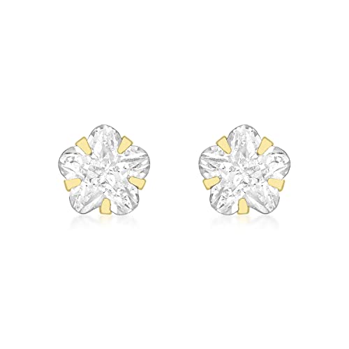 Boucles d'oreilles clous or 9 carat, le cadeau idéal en oxyde de zirconium