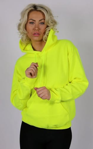 Image of SXV STYLE Hooded Pullover Solid Plain Unisex Cotton Oversized Baggy Sweatshirt Hoodie
