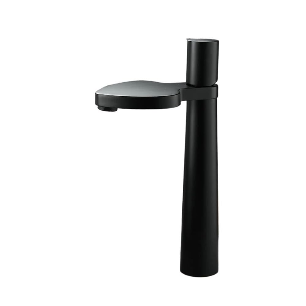 Robinet de salle de bains eau chaude et froide mitigeur haut noir Nero
