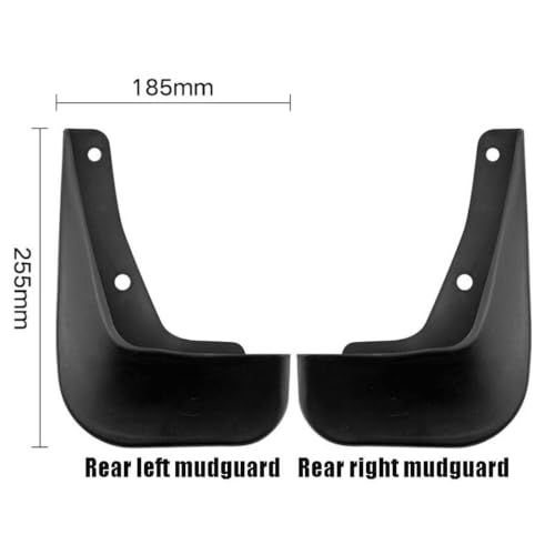Faldones para el barro de coches: accesorios exteriores para Mitsubishi Lancer EX 4