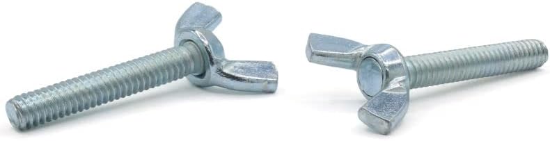 1/4-20 x 3/4 Type A/Cold Forged Wing Screws/Steel/Zinc / 200 Pc. Carton