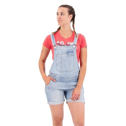 Salopette Pepe Jeans Donna Blu PL230445 en jean casual