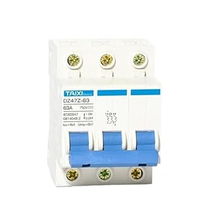 TAIXI Electric DZ47Z Magnetischer Schutzschalter 3P
