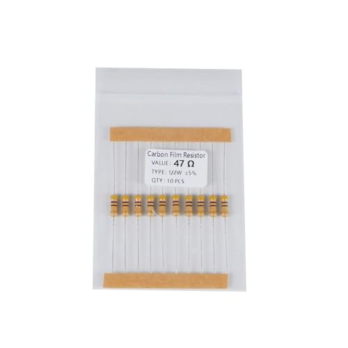 Lot de 1500 résistances 1/2W de 1 Ohm à 10 m Ohm à 5 couches de carbone pour circuits de précision - 6