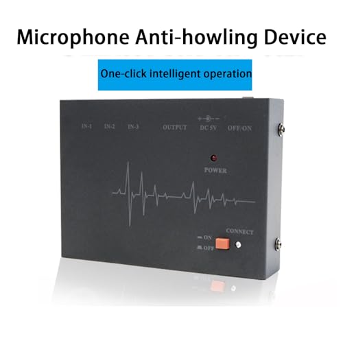 Desplazador de Frecuencia Anti-Howling, Procesador de Audio para Eliminación de Retroalimentación con Preservación del Sonido, para Presentaciones en Vivo, Karaoke y Salas de Conferencias miniatura 3
