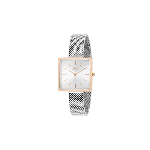 Orologio Donna Glamour Square Bianco Silver Liu Jo Luxury
