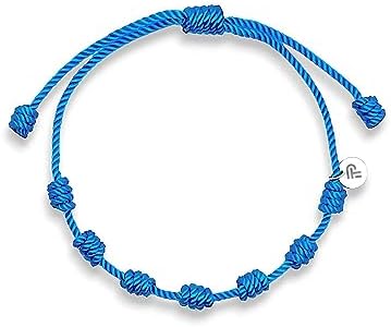 Pulsera 7 Nudos Roja - Amuleto Protección