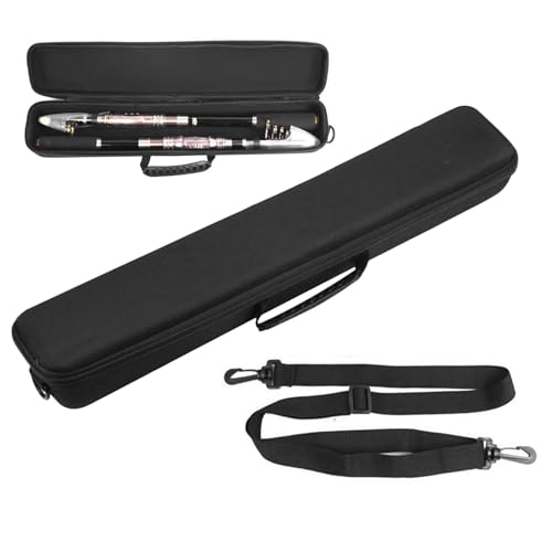 Sghtil Estuche para caña de Pescar, Accesorios Impermeables para carretes de, Almacenamiento de Equipo de, Funda Multifuncional para Exteriores, Correa de Hombro Ajustable para Hombres y