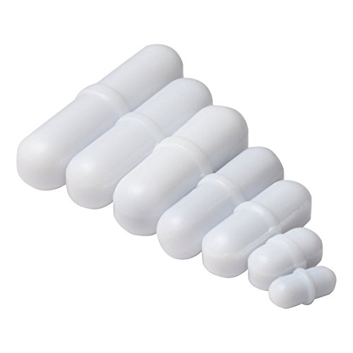 Ronyes Lifescience PTFE Magnetic Stirrer Mixer Stir Bar Spinbar Stirring (35mm, 30mm, 28mm, 25mm, 20mm, 12mm, 10mm)