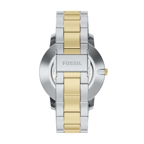 Image of Fossil Men's Minimalist Quartz Stainless Steel Three-Hand Watch for Men
