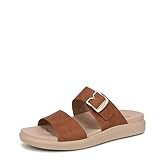 Dr. Scholl's Womens All Time Slide Sandal Honey Brown 6 M -  Dr. Scholl's Shoes