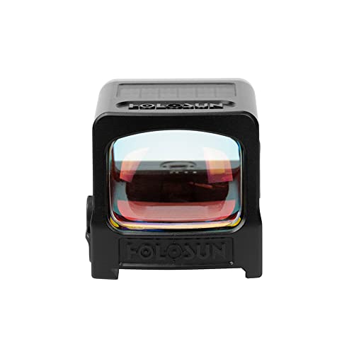 Image of HOLOSUN 509T-X2 Series Reflex Sight -Shake-Awake Parallax-Free Enclosed LED Sight with Multiple Reticle System - RMR Adapter Included- Red, Green, Gold Options