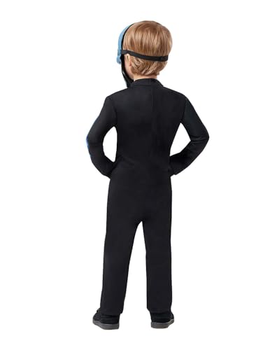 Disfraz de Esqueleto Azul para Niños 3T-4T miniatura 2