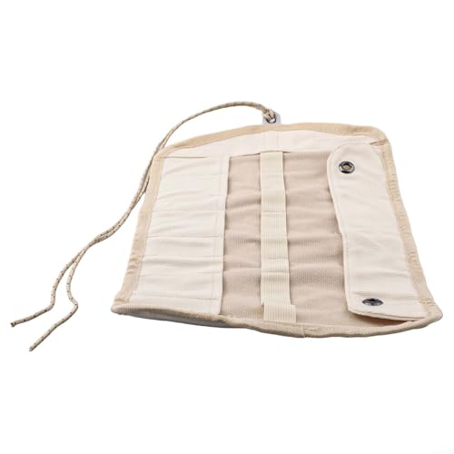 Advokingtap Bolsa enrollable de lona para utensilios, ideal para organizar cubiertos para acampar y uso doméstico (multipersona)