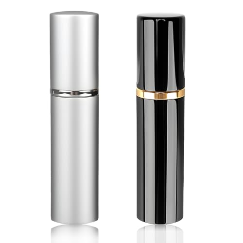 JoyEcho 2PCS 10ml Flacon de Pulvérisation de Parfum Portable,Vaporisateur Parfum Rechargeable Élégant et Portable Pour Voyages et Déplacements...