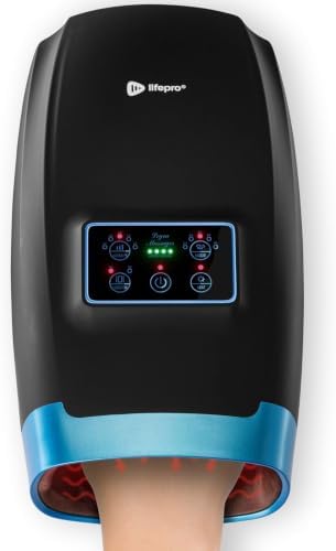 LifePro Legra Handmassagegerät – Wärme, 5 Modi, kabellos, 7 Stufen