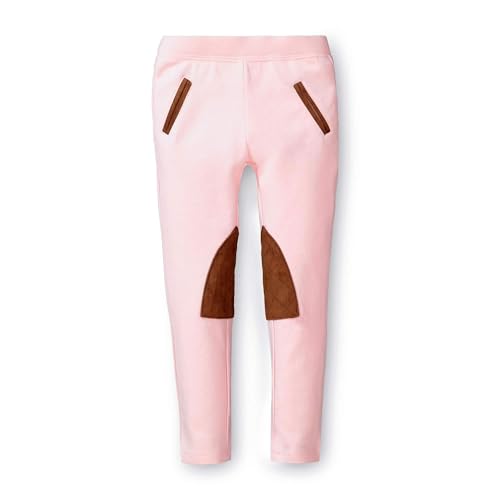 Image of Hope & Henry Girls' Ponte Riding Pants, 8, Light Pink