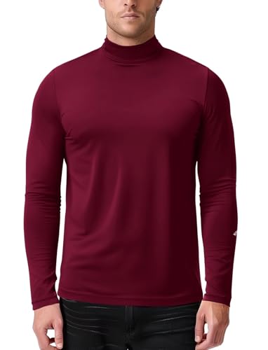 Zengjo Mock Turtleneck Thermal Shirt
