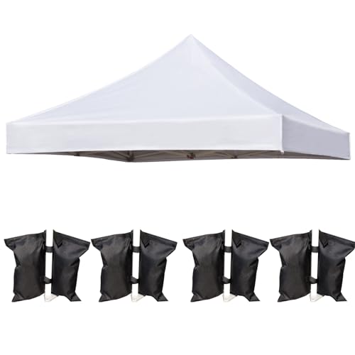 10x10 Canopy Replacement Top Cover for Pop Up Canopy Tent, Industry-Leading 3000mm Water Resistance,...
