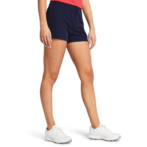 Under Armour Women's Drive Shorty, (410) Midnight Navy/Midnight Navy/Halo Gray, 16