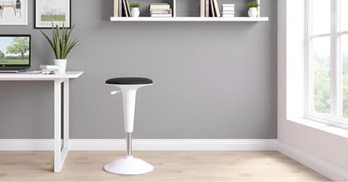 Image of We're it Ergonomic Standing Desk Stool - Height Adjustable Wobble Active Seating Chair for Sit Stand Desks, 22.5-29.5 Inches, Grey